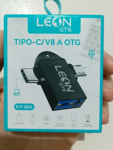 Adaptador USB Tipo C para V8 OTG Leon GTS KY-004