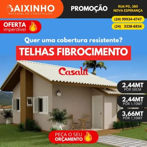 Telhas de Fibrocimento Casalit