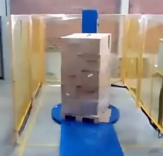 Envolvedora automática de plastico em pallets