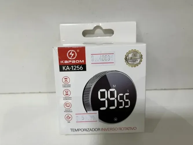 Temporizador Digital Programável Magnético Relógio com Imã Cronômetro Loja Coimbra Entrega