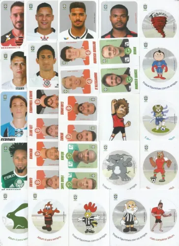 figurinhas campeonato brasileiro 2017 - lote 95 fig. sem repetição 50.00