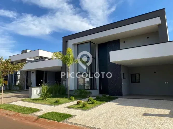 Casa à venda em Paulínia, Parque Brasil 500, com 3 suítes, com 186 m², Condomínio Royal Ga