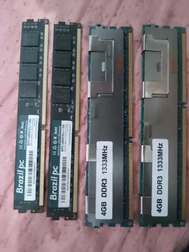 8gb e 4GB DDR3 1333MHz - Memória RAM PC