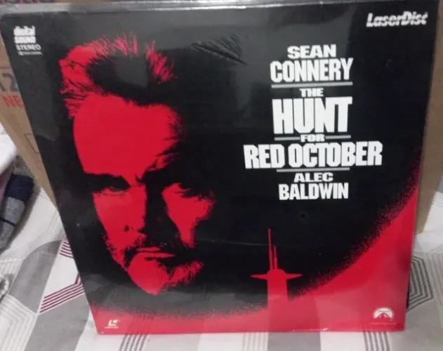 Laser Disc Lacrado Raro Caçada ao Outubro Vermelho Sean Connery