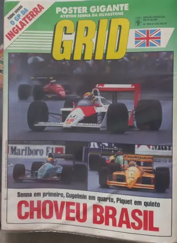 Revista Grid - Edição Especial de Placar - Ayrton Senna da Silvstone