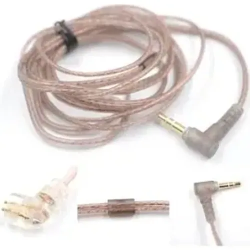 CABOS PARA FONES KZ TIPO B e TIPO C (SEM MICROFONE) e COM MICROFONE