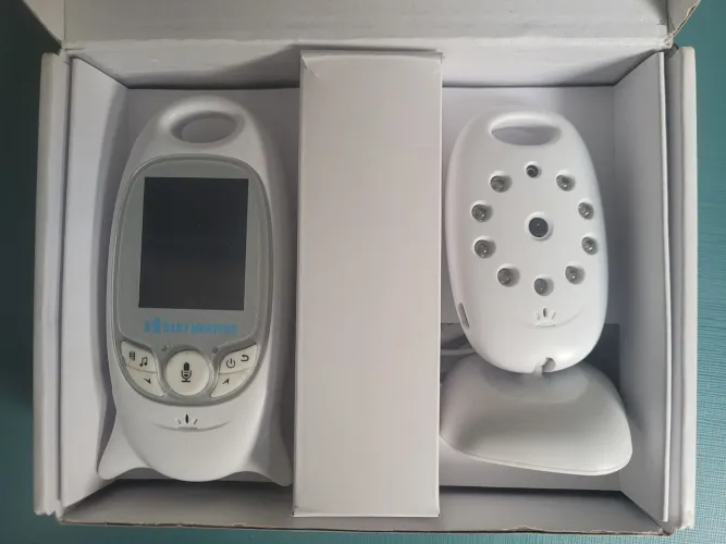 Monitor de bebê com câmera e tela