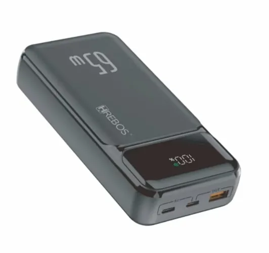 Bateria Portátil Hrebos 30 mil 65 watts Premium