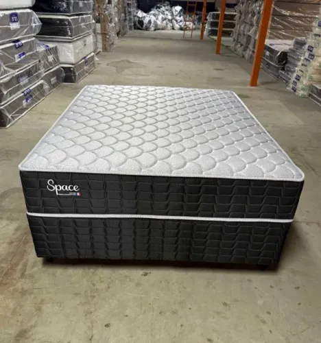 Cama Box Molas Ensacadas Space Pocket D26 138x188x25cm  (FAZEMOS ENTREGAS DF E ENTORNO )