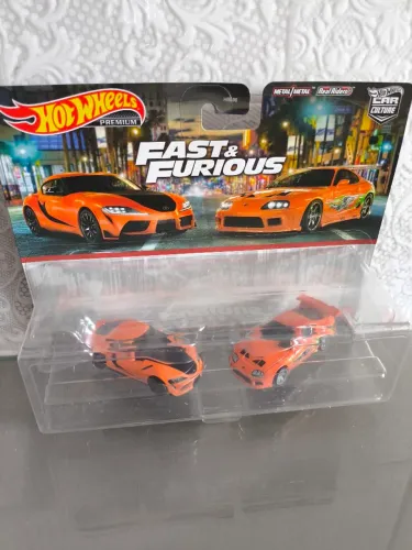 Hot Wheels velozes e furiosos Toyota Supra - 2 pack (HKF54)