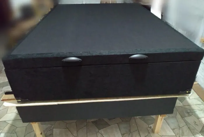 Cama Box Baú Casal - Espaço e Conforto