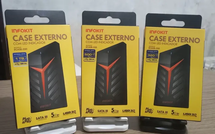 HD.s Externo 320Gb 500Gb e 1Tb U.S.B 3.0 de Verdade - Funciona perfeitamente PS4 PS5 e Xbo