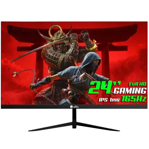 Monitor Ninja Tenseigan, 24 Pol, Full HD, IPS, 1ms, 165Hz, HDR, Preto, Novo, Lacrado