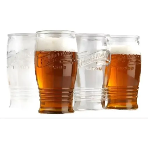 Kit com 4 Copos Pilsner transparente - 470ml.