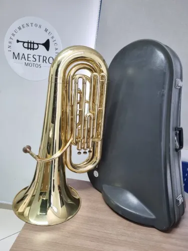 Tuba Bombardão 3/4 Yamaha Sib - Baixei pra vender essa semana - Pagamento e envio OLX PAY