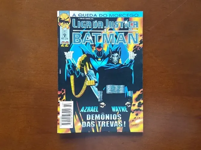 Revista Hq Liga Da Justiça E Batman: A Queda Do Morcego #22