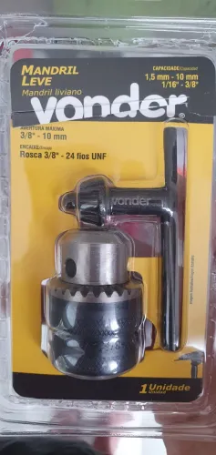 Mandril leve vonder 10mm