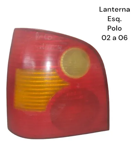 Lanterna Traseira Esquerda Polo Hatch 2003 A 2006 Ambar