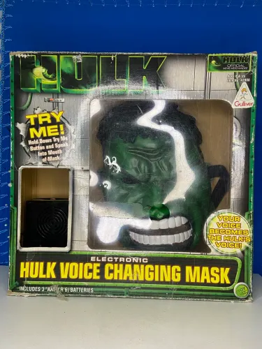 Máscara Eletrônica do Hulk