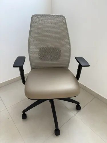 Cadeira de Escritório Ergonômica com Encosto em Tela