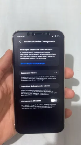 Iphone 11 branco 64gb pegando tudo