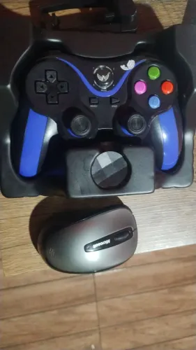 Controle sem fio e mouse sem fio