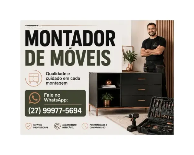 Montador de móveis Serra e região 