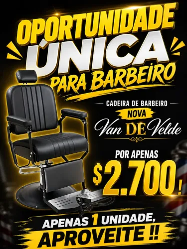 Cadeira de Barbeiro Van de Velde 