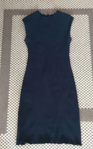 Vestido tubinho canelado grosso Premium modela no corpo veste 36 ao 40