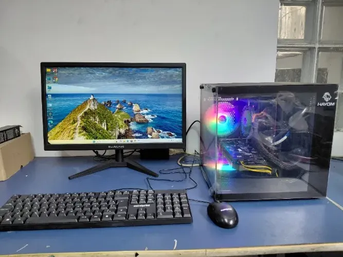 Computador Completo Gamer i5 7500 Ssd 240 + Hd 500 Ram 16Gb Gtx 750 Ti Monitor 20 Zerado