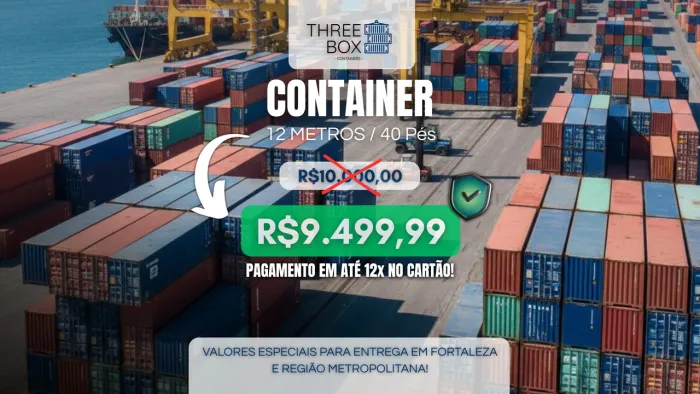Container 12 metros | 40 pés