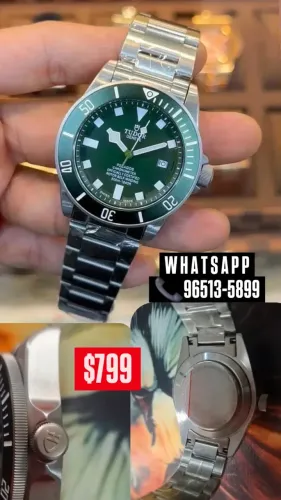 Relógio TUDOR PELAGOS AUTOMÁTICO - MOSTRADOR VERDE