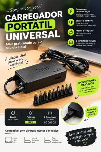 Carregador Universal Notebook