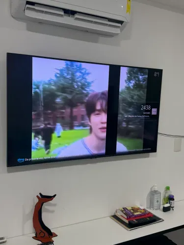 TV 50 Samsung QN50Q60TAGXZD - Barra Vertical