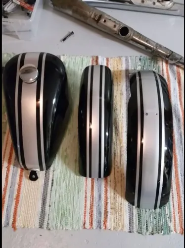 Pinturas personalizadas em motocicletas 
