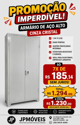 ARMARIO DE AÇO ALTO