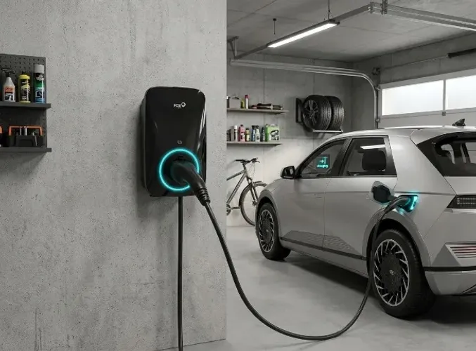 Kit Carregador Veicular Wallbox 22kW (Trifásico) + Instalação Completa