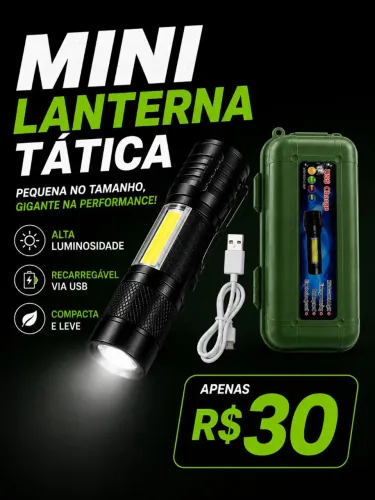 Mini lanterna tática