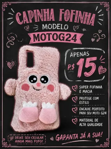 CAPINHA CELULAR MODELO MOTOG 24