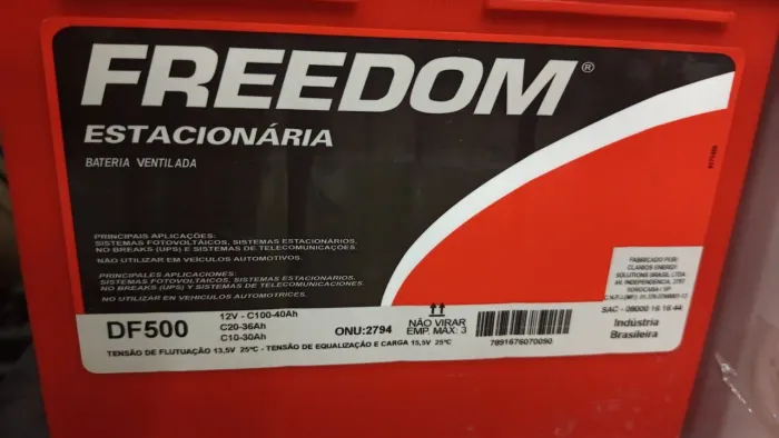 Bateria Estacionária Freedom 40Ah - DF500
