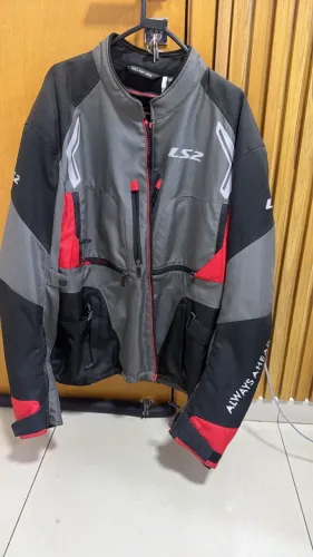 Roupa completa moto LS2, jaqueta gallant 4XL + calça + luva + bota Mondeo 42