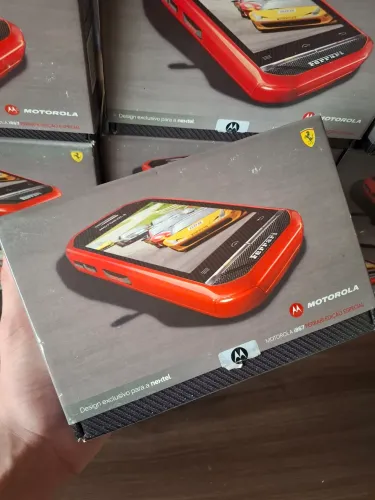 FERRARI MOTOROLA i867 - Tudo na caixa, zerado, lacrado