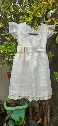 Vestido de Batizado / Daminha / Festa - Impecável - 1 a 2 Anos