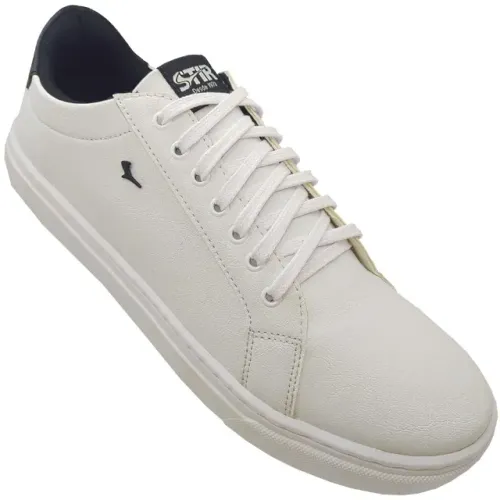 Tênis Casual Sapatênis Stir Numeração Especial Branco ESP01BR