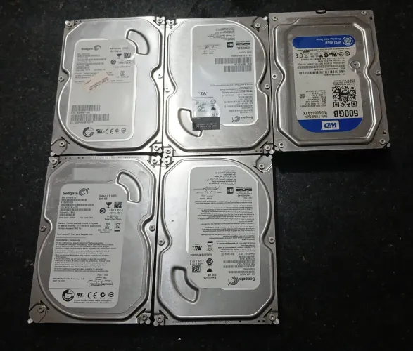 VENDO HDS DE 500GB DE PC DESCKTOP EM BOM ESTADO SAUDÁVEL 100%
