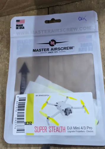 Hélice Dji Mini 3/4 pro Master Aircrew (Amarela) )