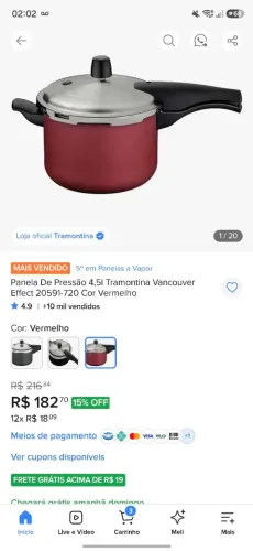 Panela de pressão