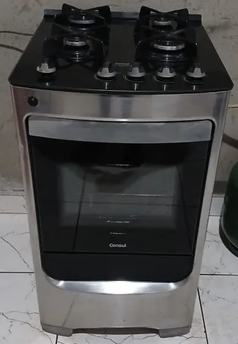Vendo fogão 4 bocas Elétrico com luz no forno (consul)