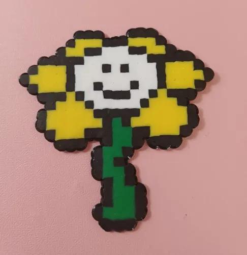 Hama beads Flowey Undertale
