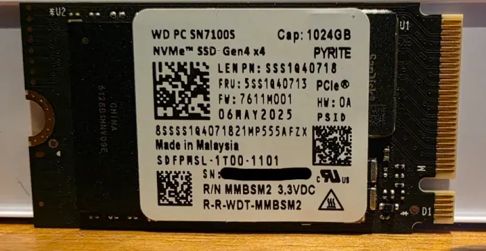 NVMe 1TB 2242 SN7100